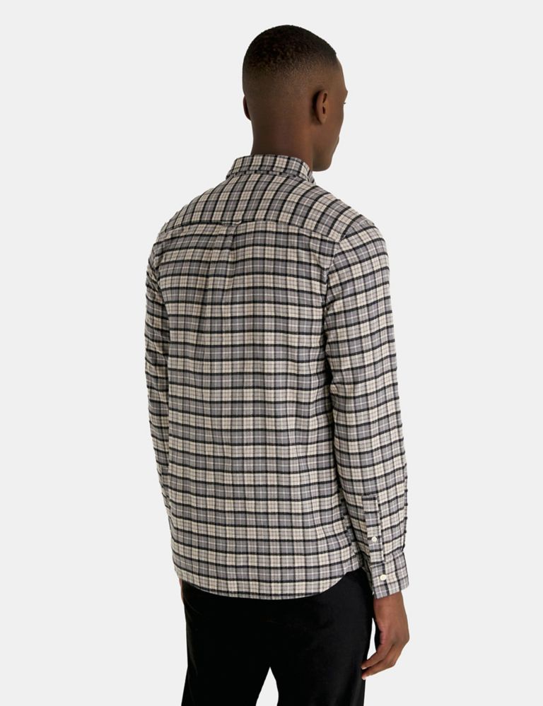 Pure Cotton Check Flannel Shirt 2 of 4