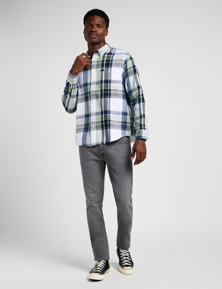 Pure Cotton Check Flannel Shirt 4 of 6