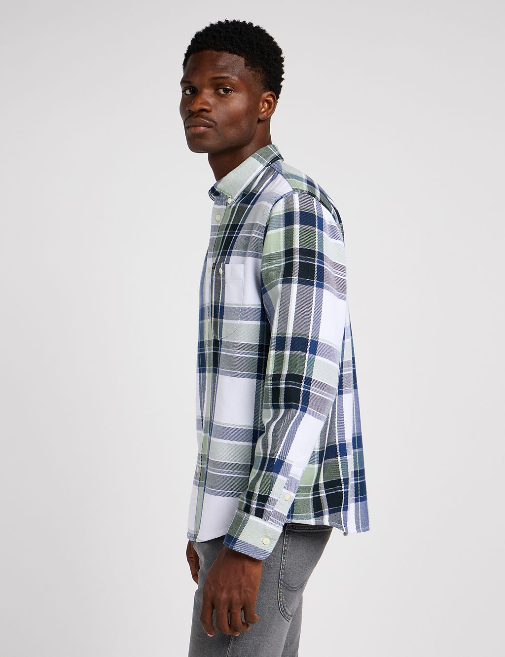 Pure Cotton Check Flannel Shirt 5 of 6
