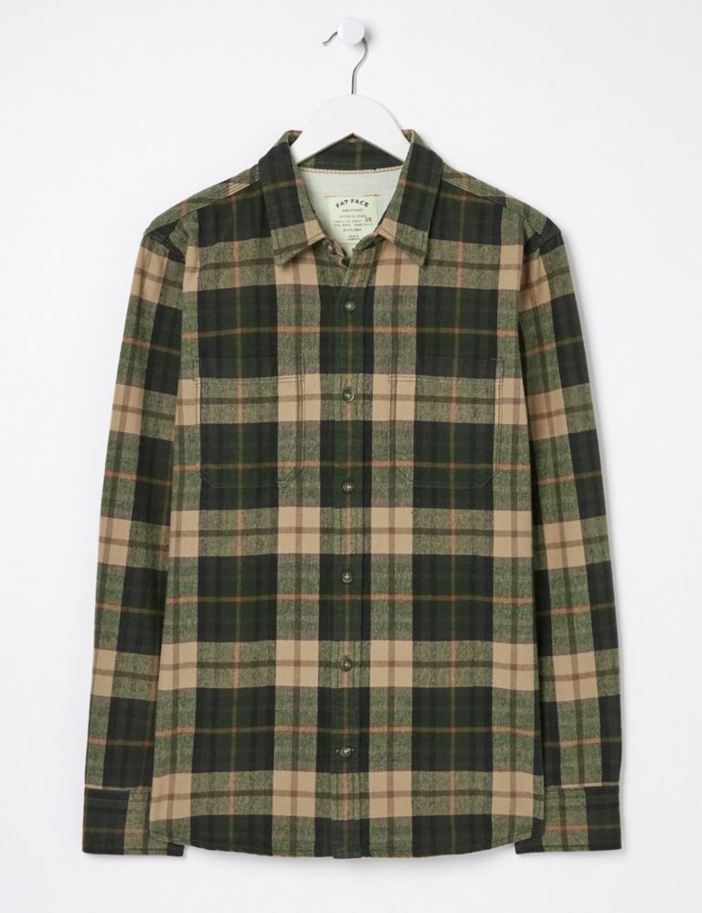 Pure Cotton Check Flannel Shirt 2 of 6