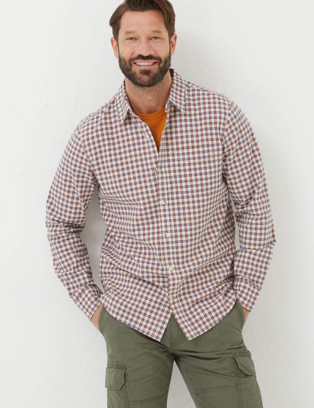 Pure Cotton Check Flannel Shirt 3 of 5
