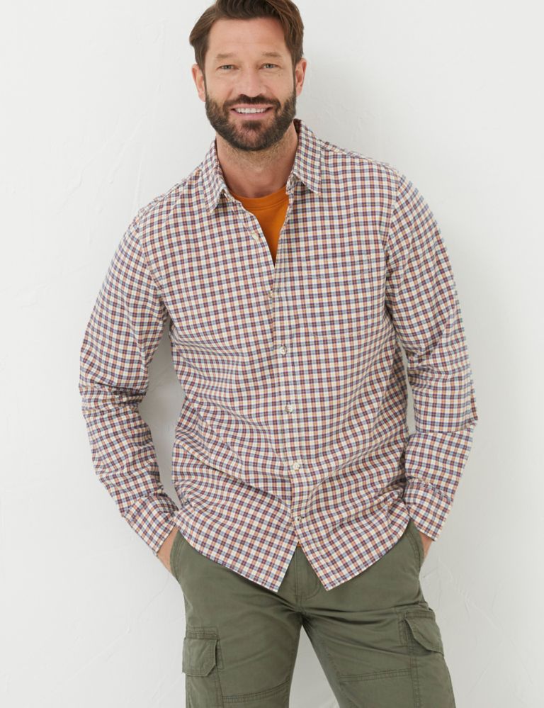 Pure Cotton Check Flannel Shirt 1 of 5