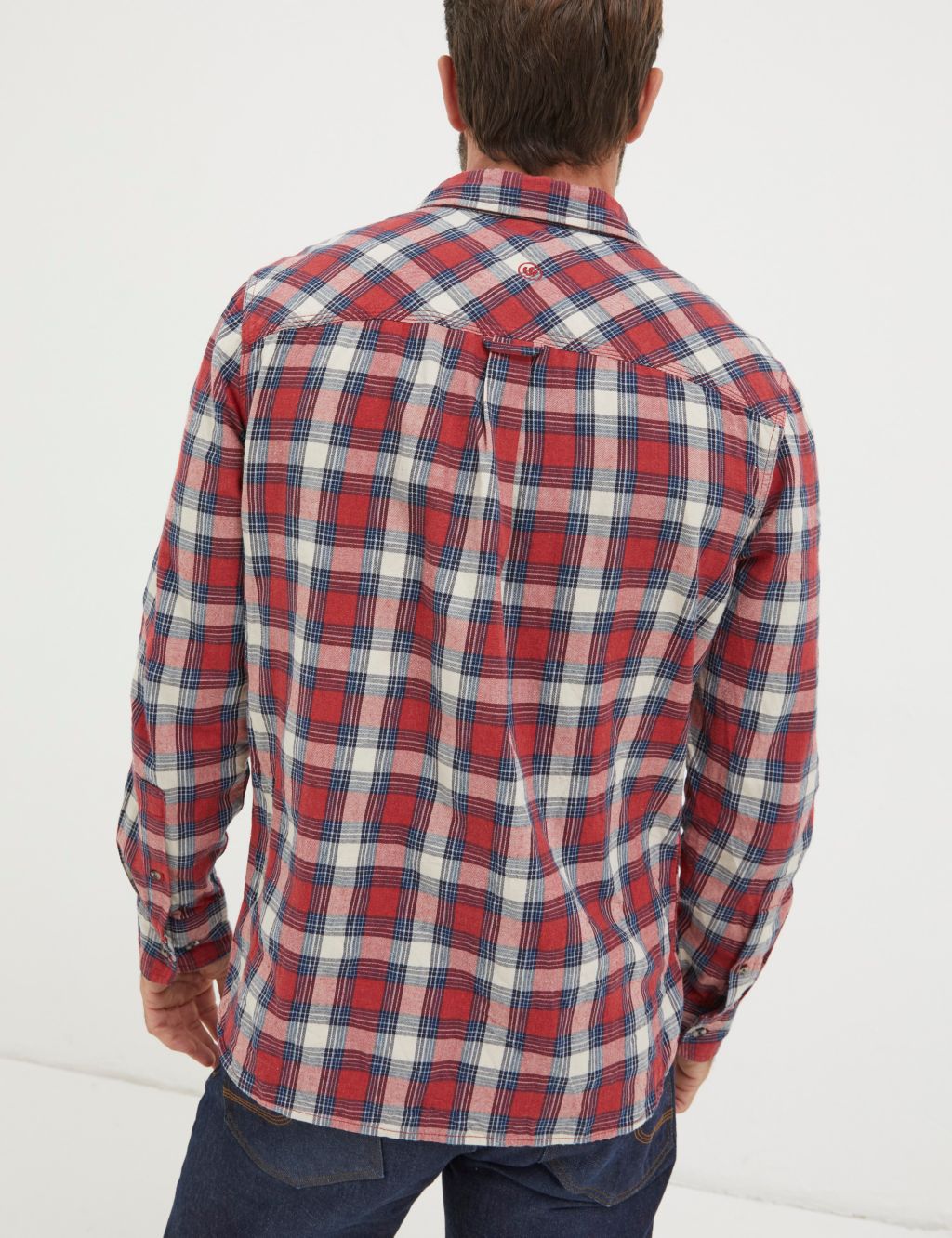 Pure Cotton Check Flannel Shirt | FatFace | M&S