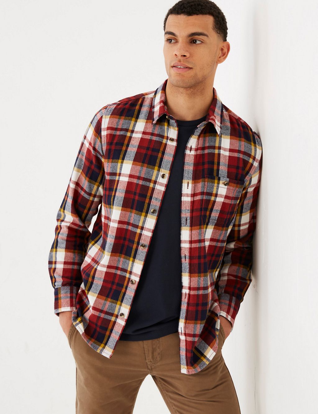 Pure Cotton Check Flannel Shirt 3 of 4