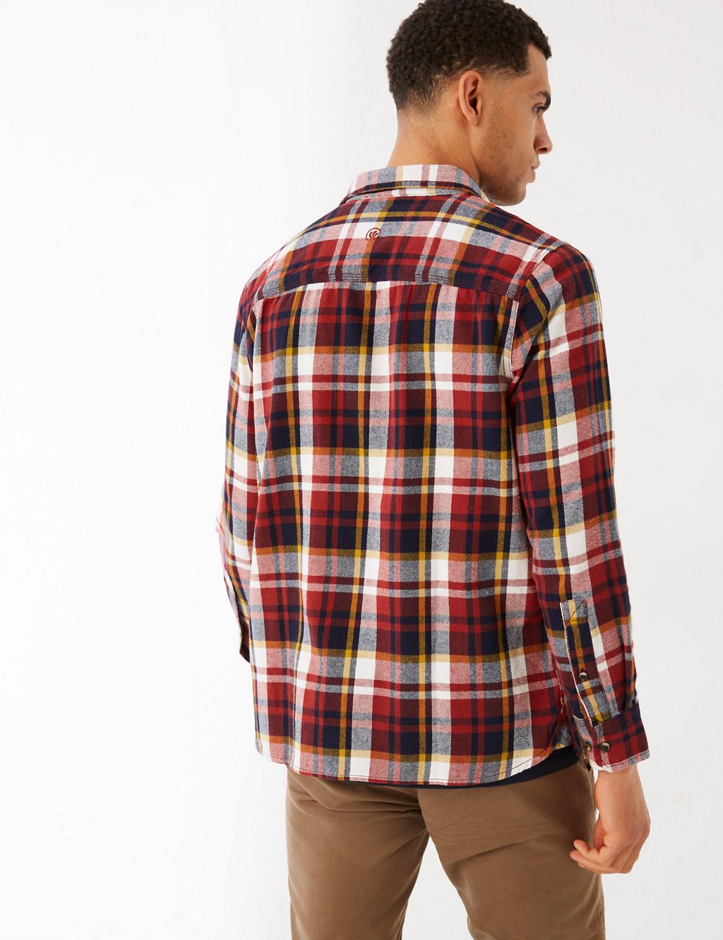 Pure Cotton Check Flannel Shirt 4 of 4