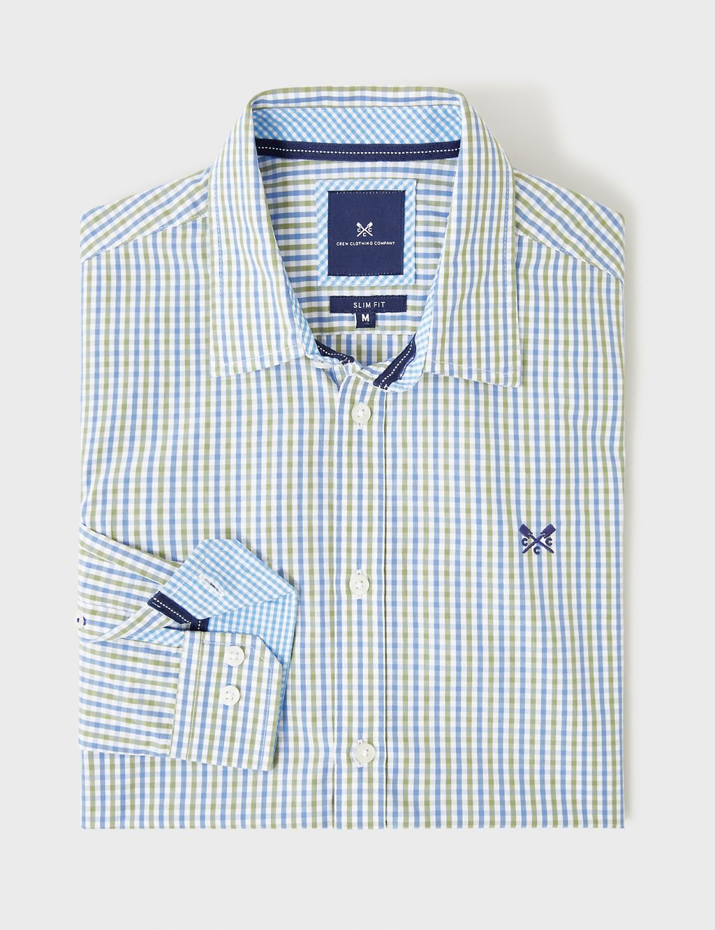 Pure Cotton Check Oxford Shirt 1 of 5