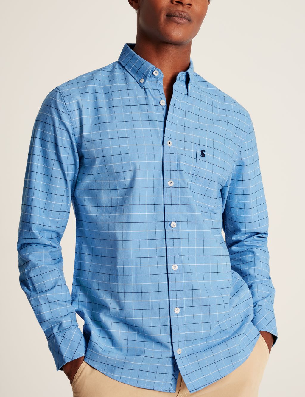 Pure Cotton Check Oxford Shirt | Joules | M&S