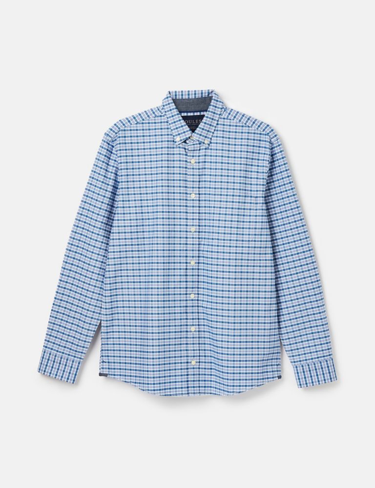 Pure Cotton Check Oxford Shirt 2 of 6