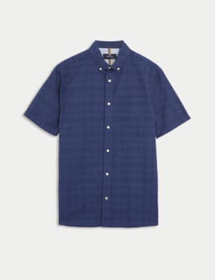 Pure Cotton Check Shirt Image 2 of 6