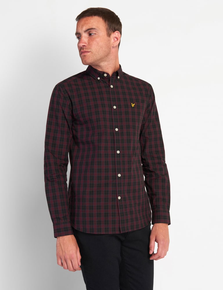 Stylish check shirt sale