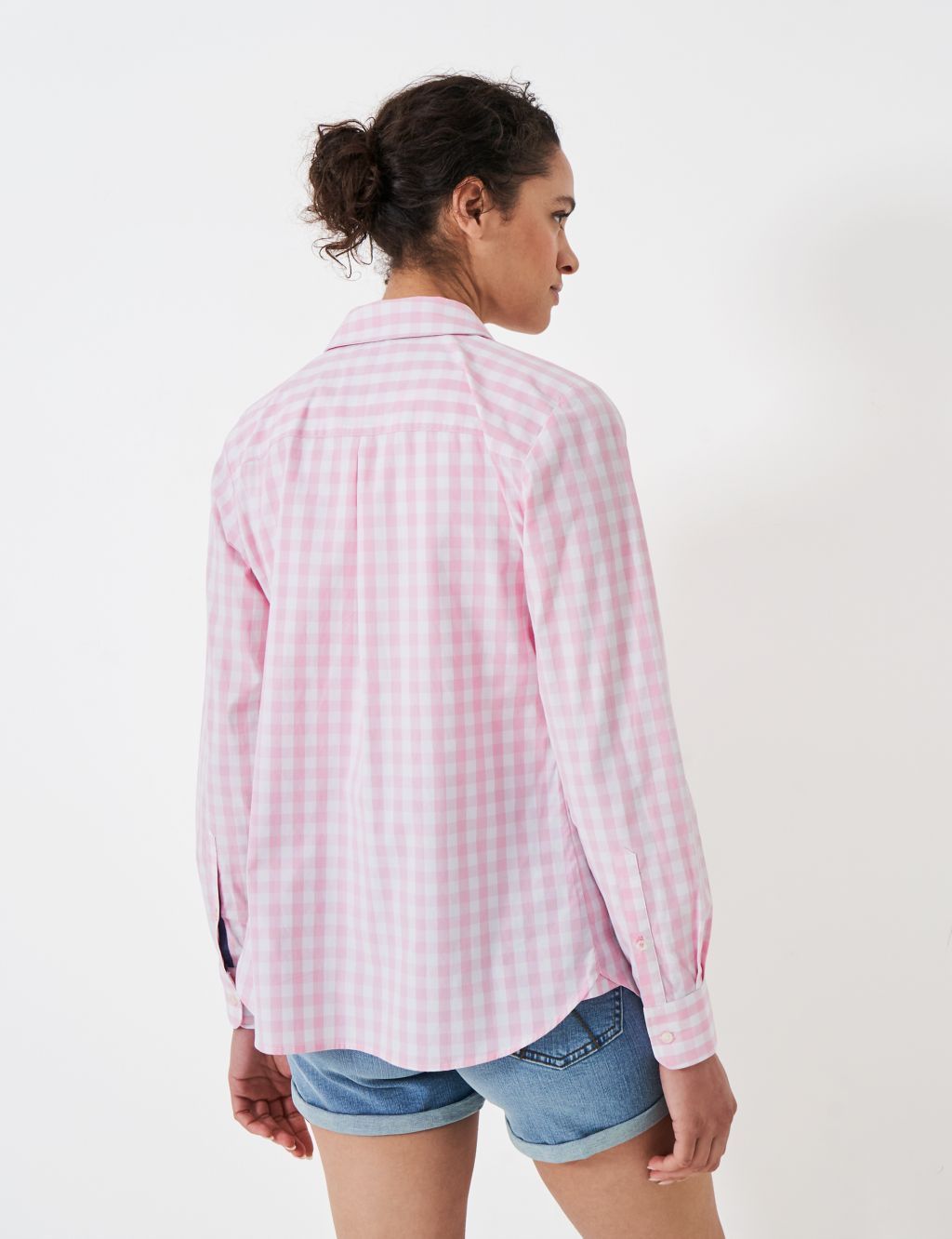 Pure Cotton Checked Collared Shirt 4 of 5
