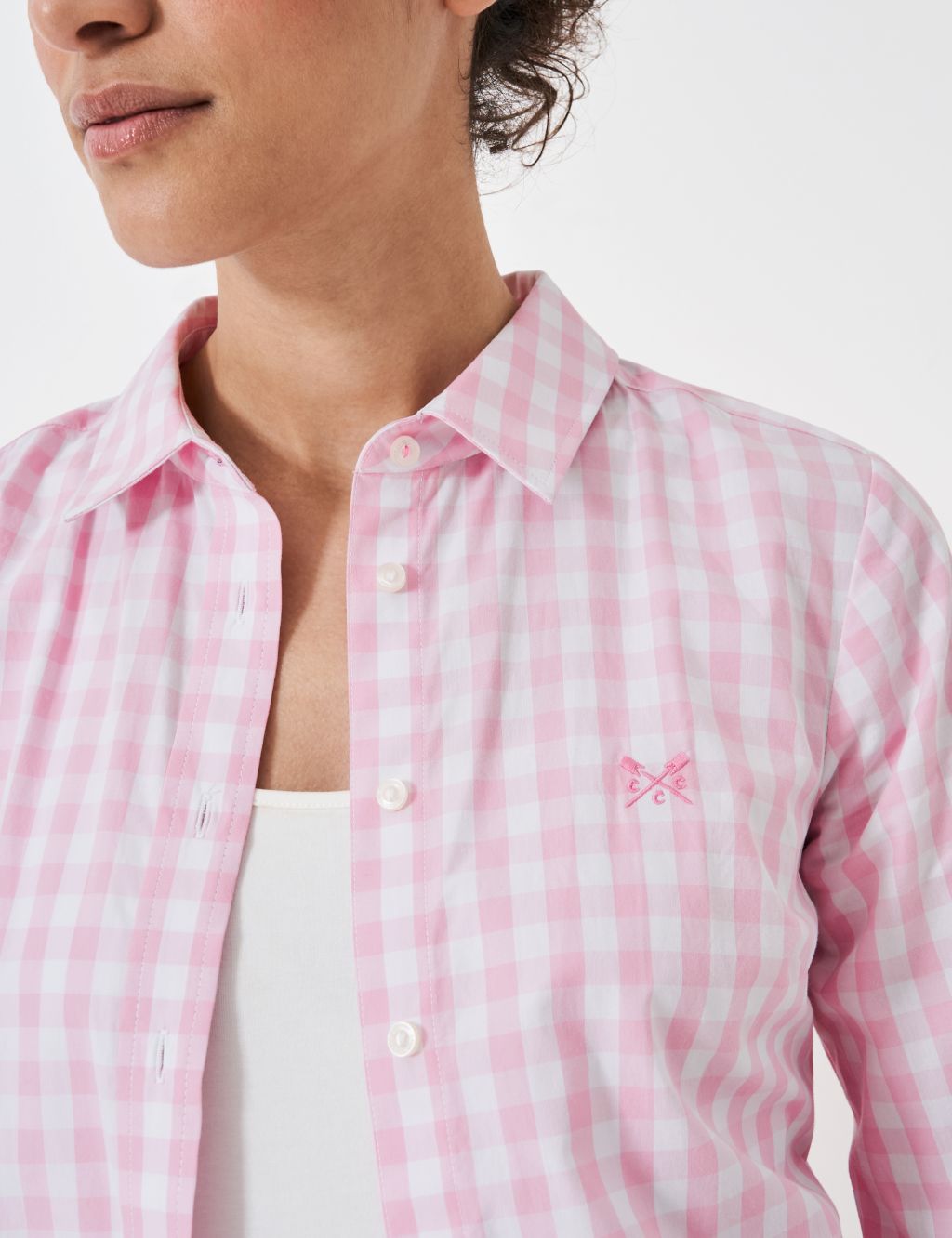 Pure Cotton Checked Collared Shirt 5 of 5