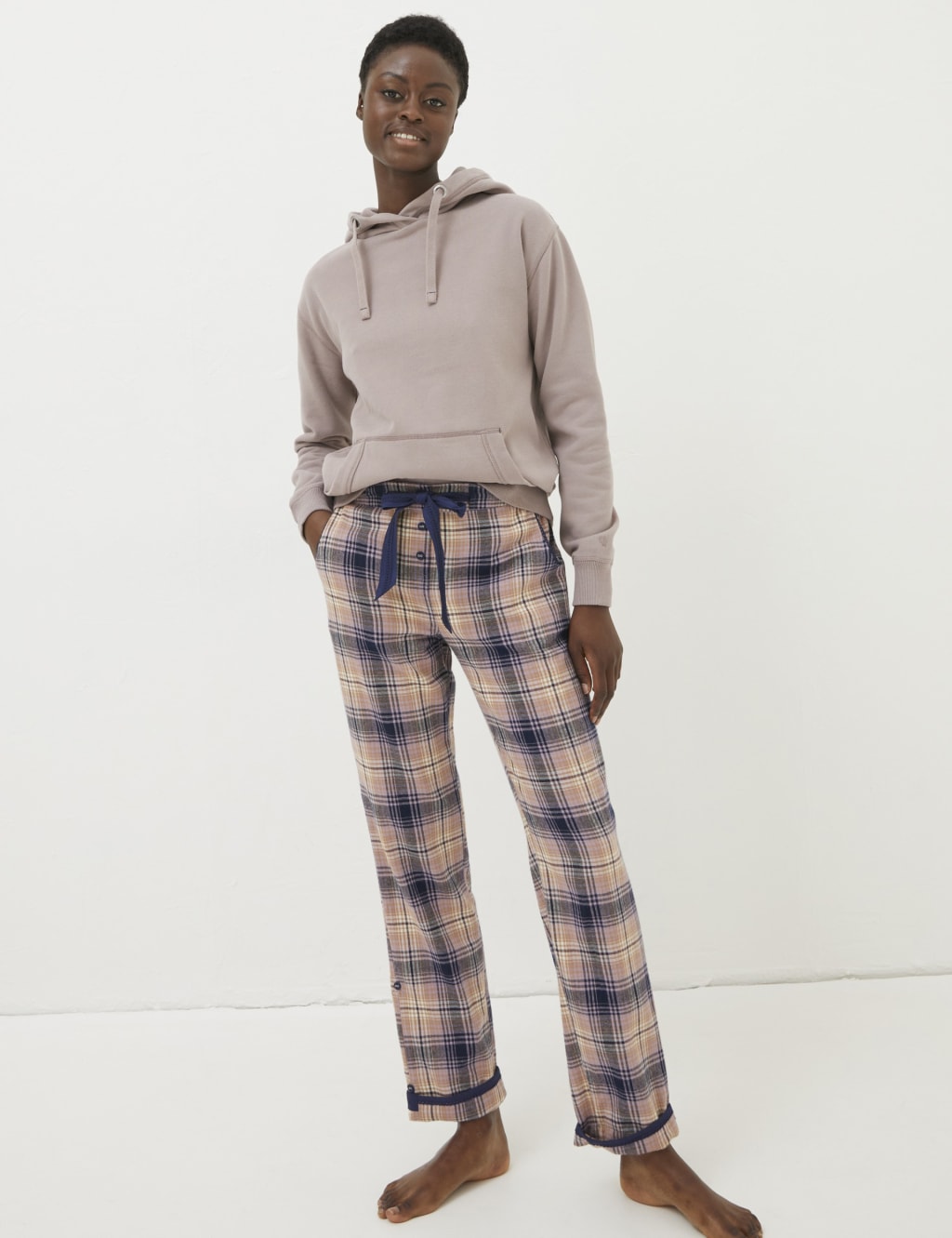 Cropped cotton pyjama bottoms cheap