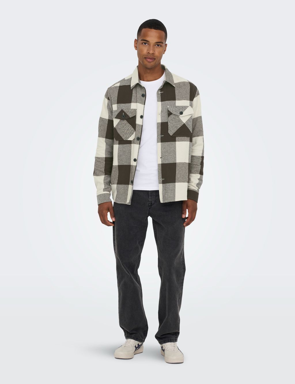 Pure Cotton Checked Overshirt 6 of 7