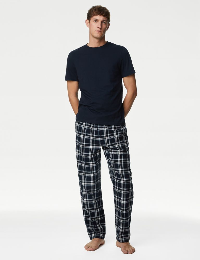 Pajama Pants for Men - 3 Pack Pajama Bottoms - Cotton Blend Flannel Plaid  Lounge Pants, Comfortable PJ Pants : : Clothing, Shoes 