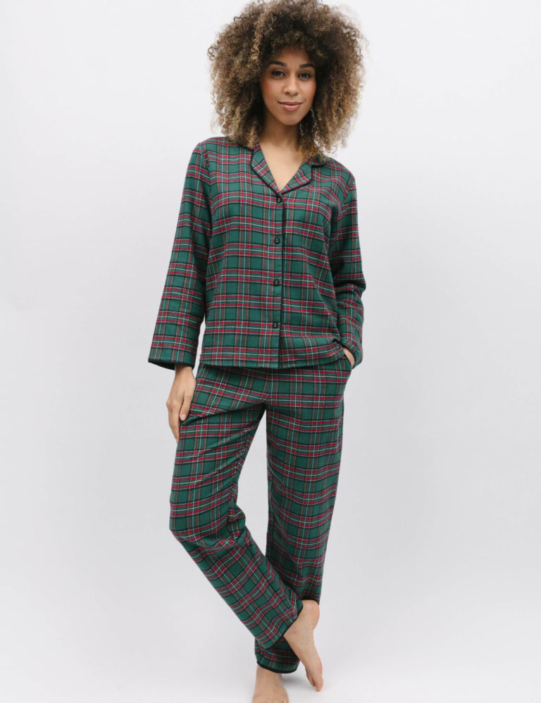 Womens checked pjs deals