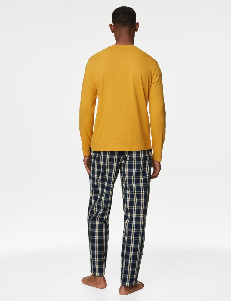 M and s mens cotton pyjamas clearance