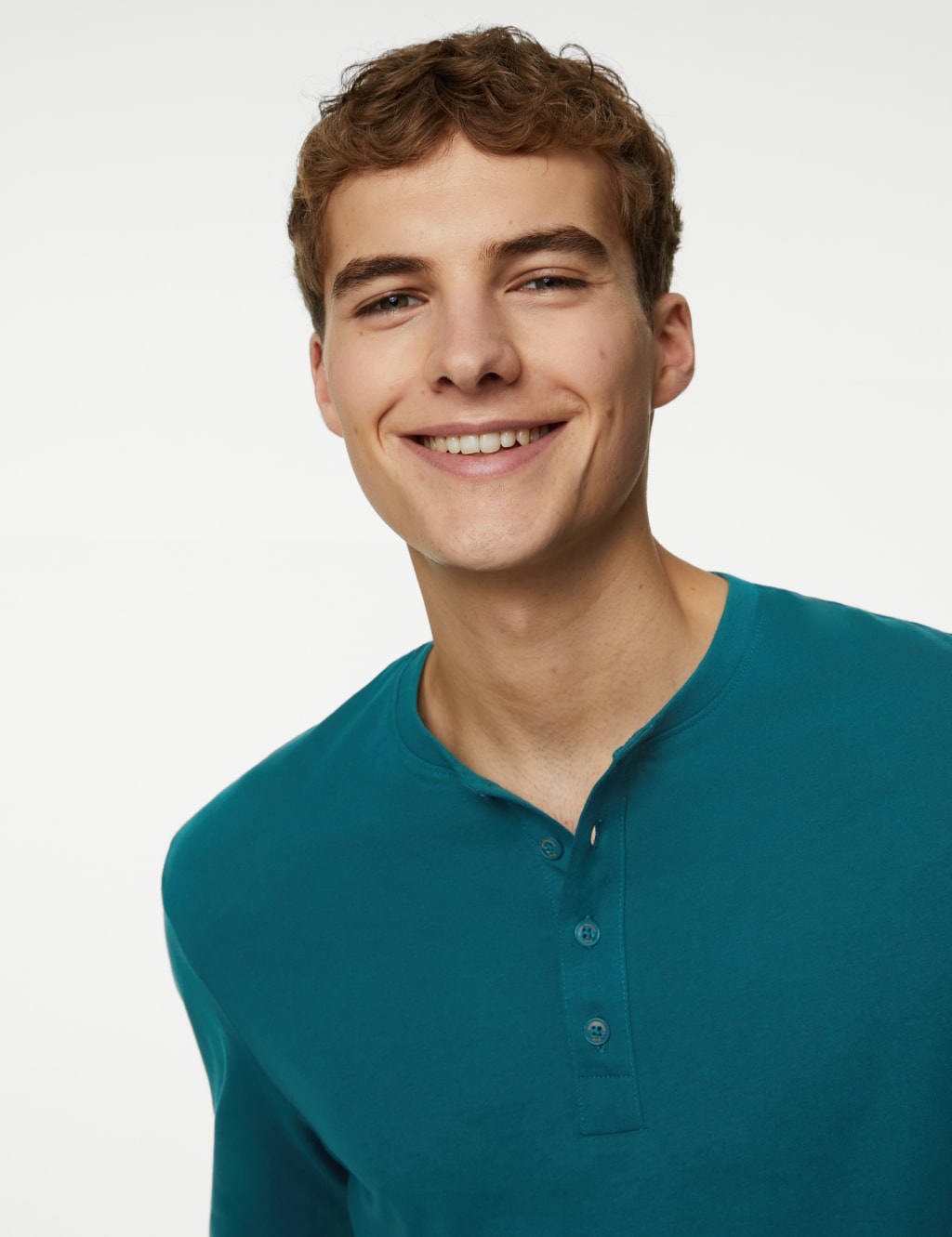 Pure Cotton Checked Pyjama Set M&S Collection M&S