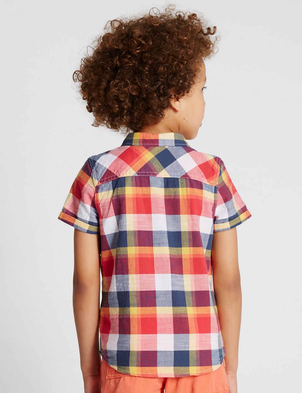 Pure Cotton Checked Shirt (1-7 Years) 2 of 3