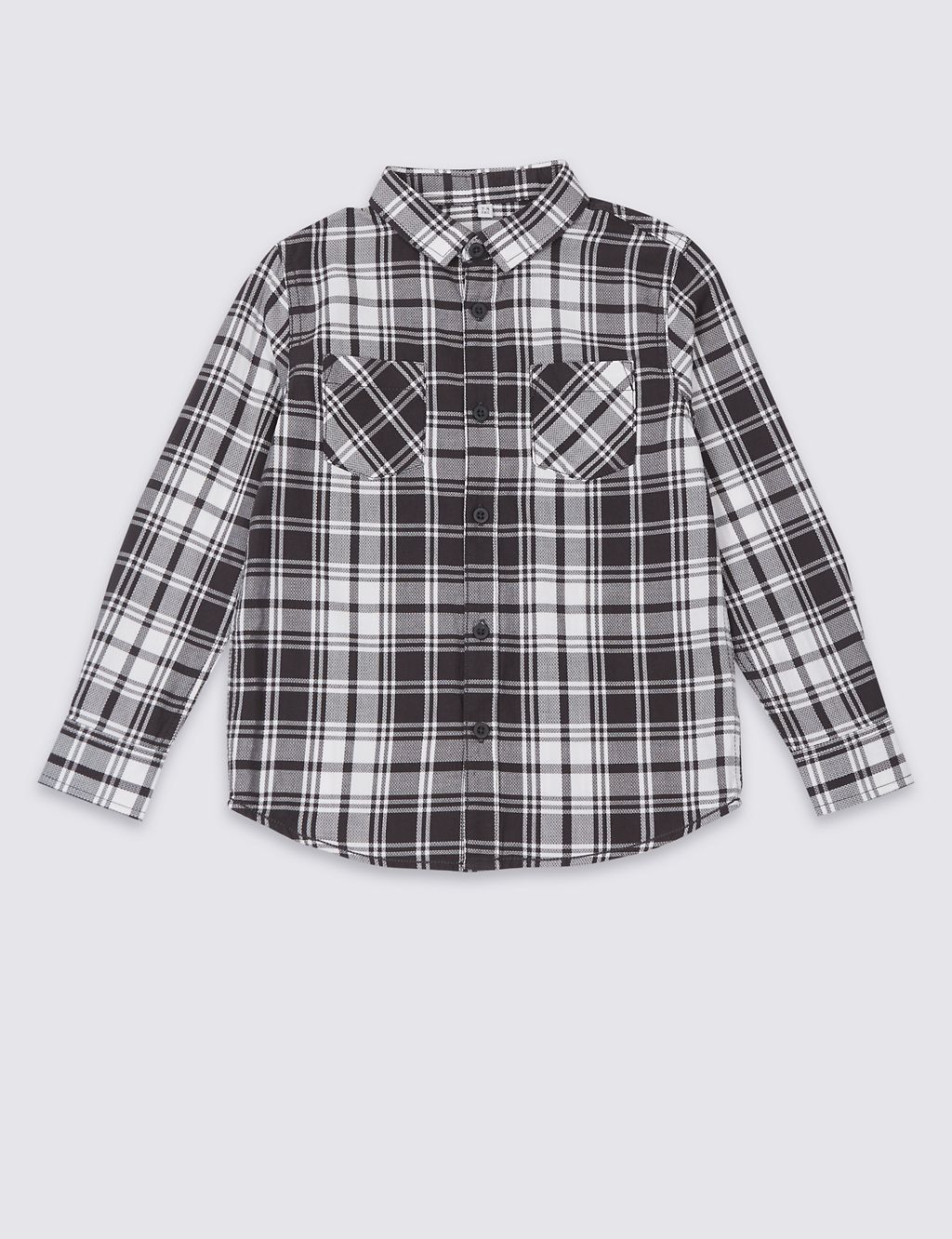 Pure Cotton Checked Shirt (3-16 Years) 1 of 7