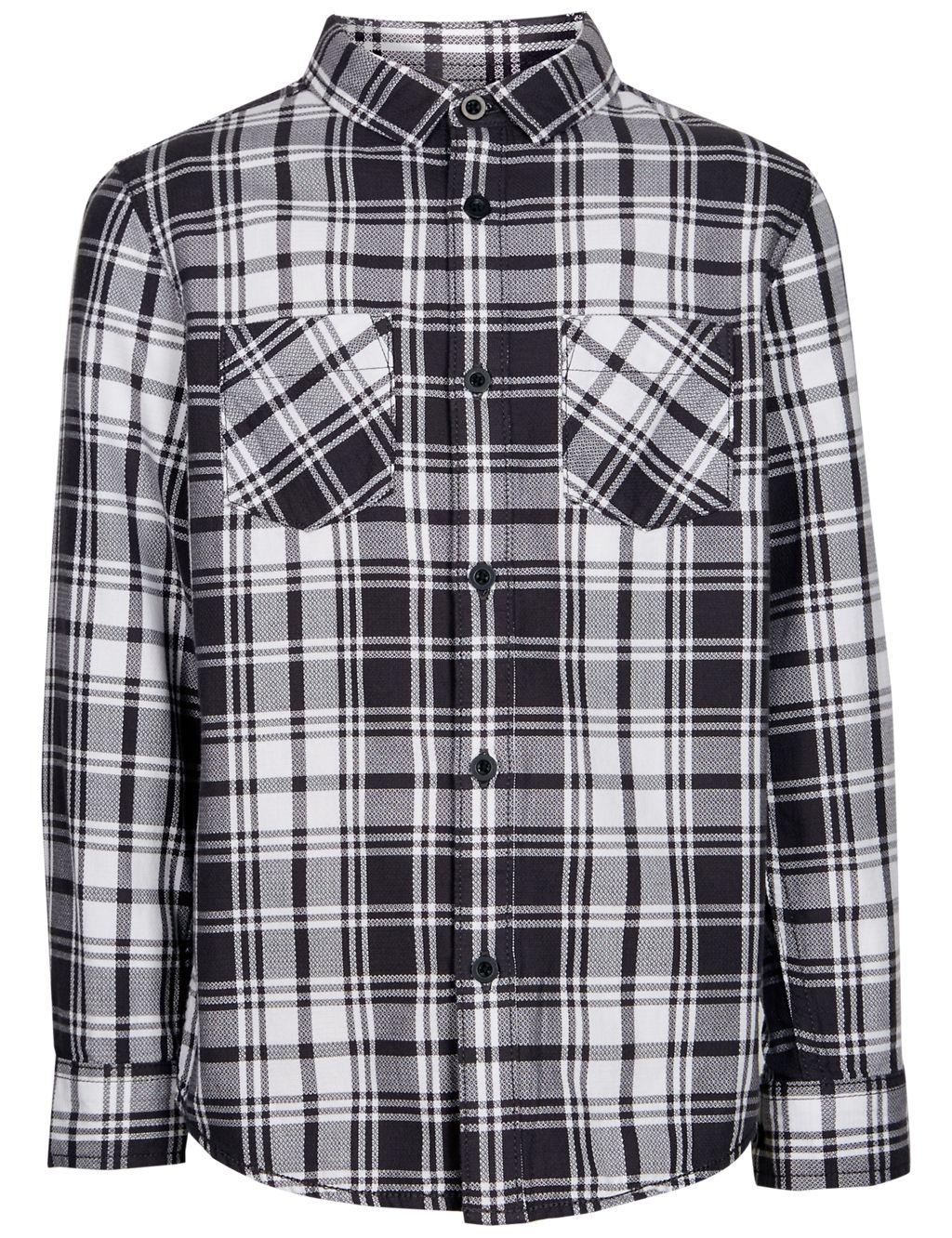 Pure Cotton Checked Shirt (3-16 Years) 4 of 7
