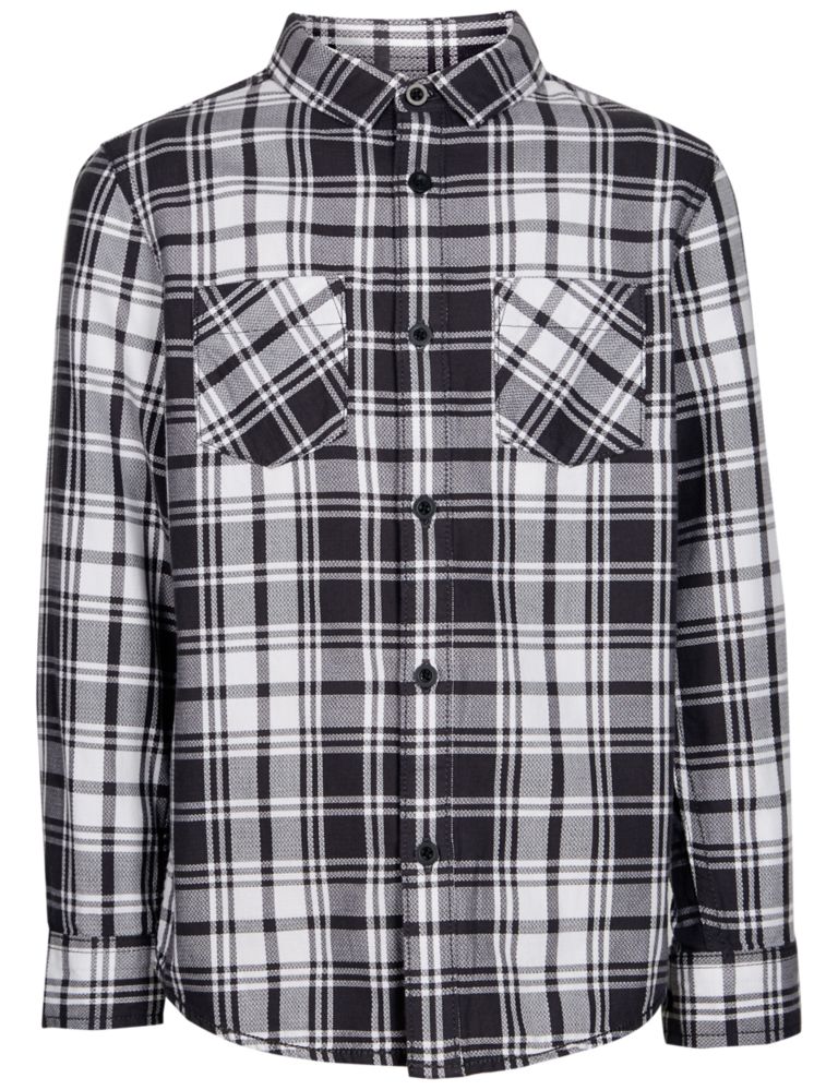 Pure Cotton Checked Shirt (3-16 Years) 6 of 7