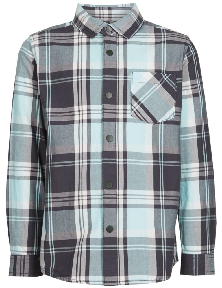 Pure Cotton Checked Shirt (3-16 Years) 5 of 6