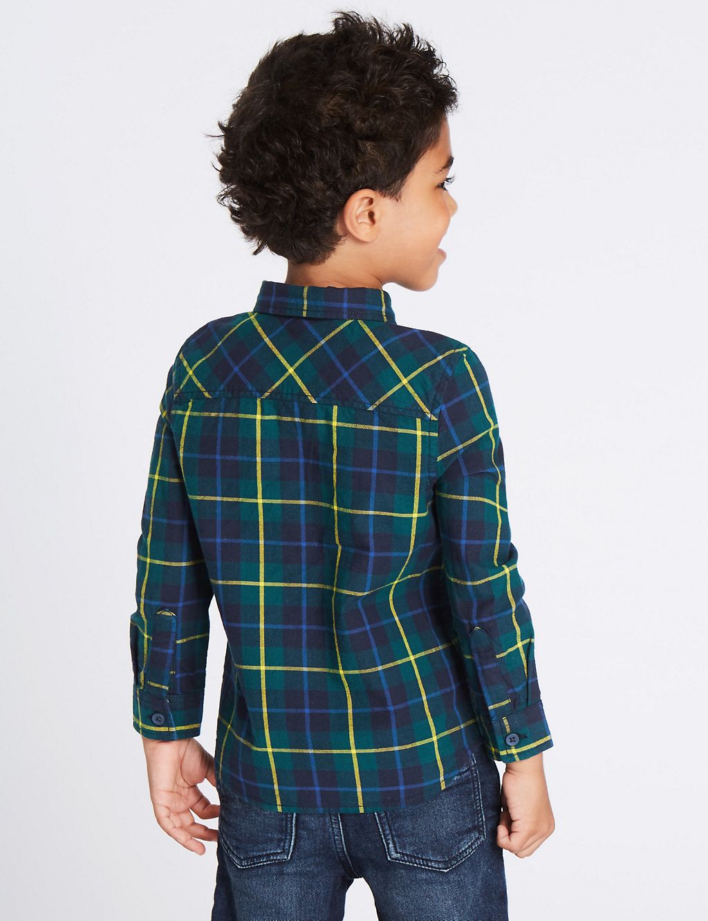 Pure Cotton Checked Shirt (3 Months - 6 Years) 2 of 6