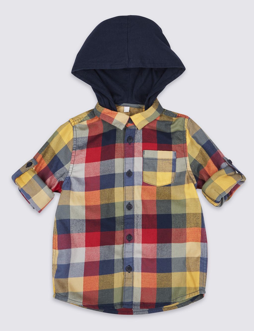 Pure Cotton Checked Shirt (3 Months - 7 Years) 1 of 7