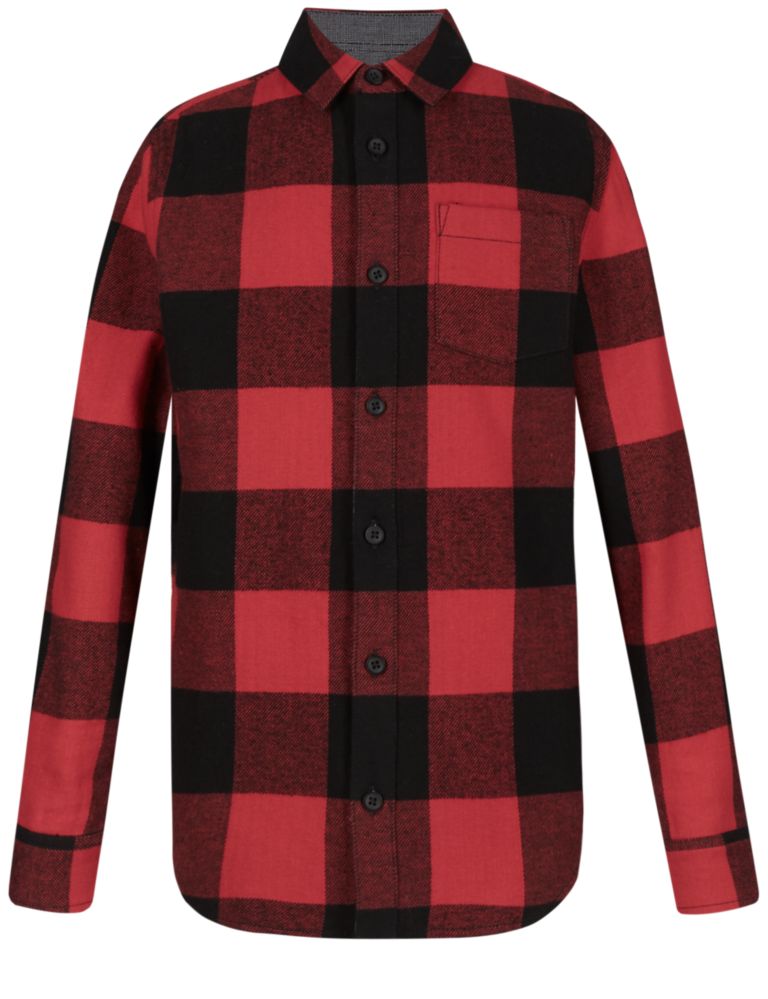 Pure Cotton Checked Shirt (5-14 Years) 4 of 5