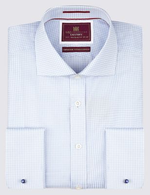 Pure Cotton Checked Shirt Image 2 of 6