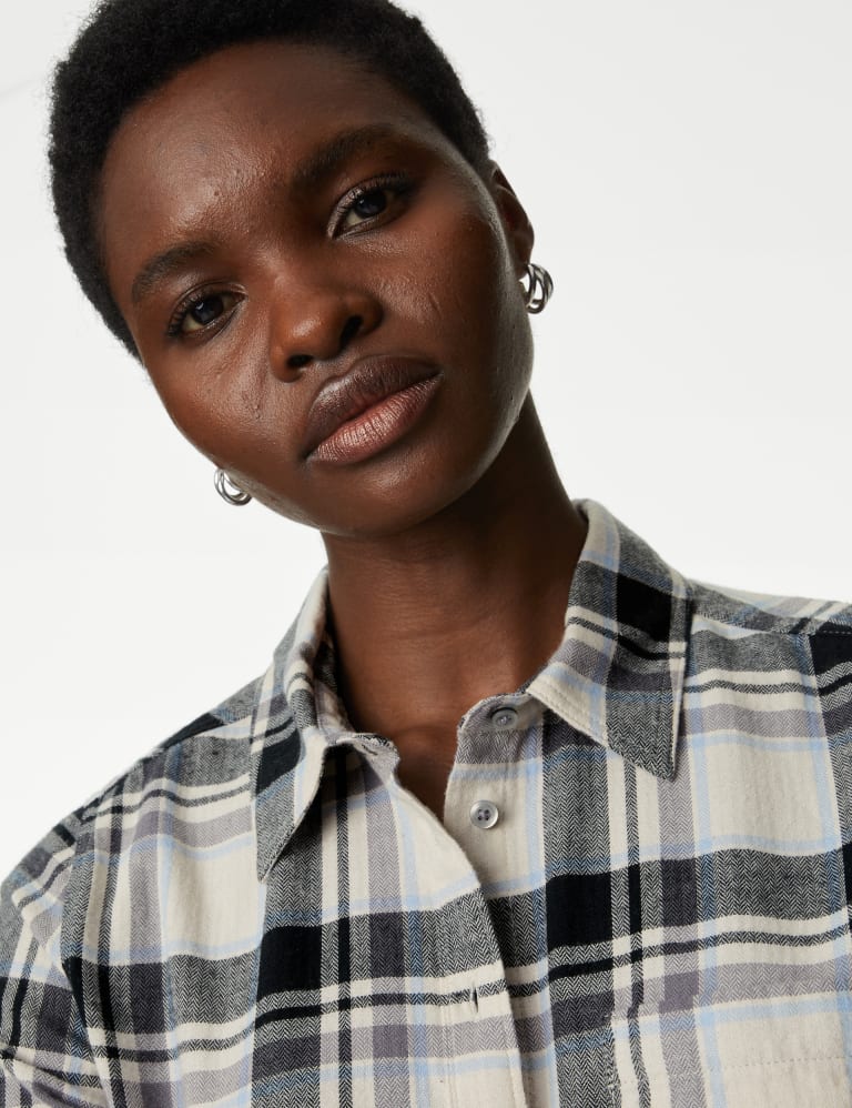 Pure Cotton Checked Shirt