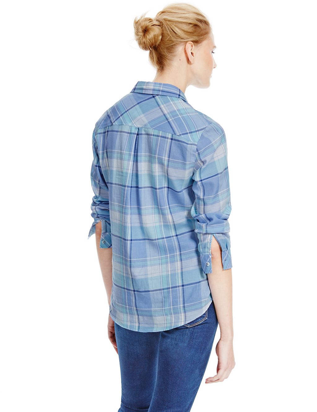 Pure Cotton Checked Shirt 4 of 4