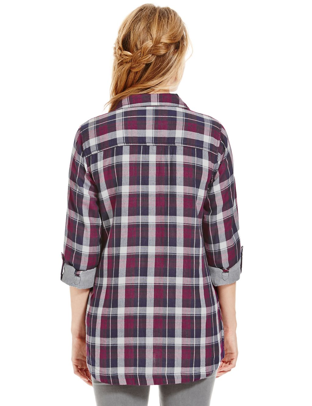 Pure Cotton Checked Shirt 4 of 5