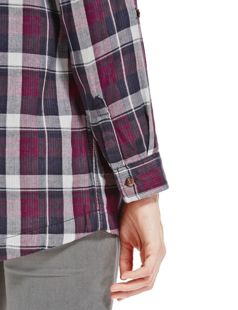Pure Cotton Checked Shirt 5 of 5
