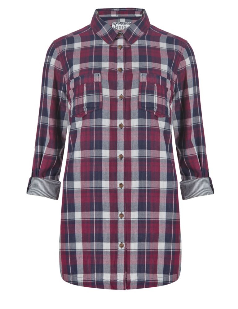 Pure Cotton Checked Shirt 3 of 5