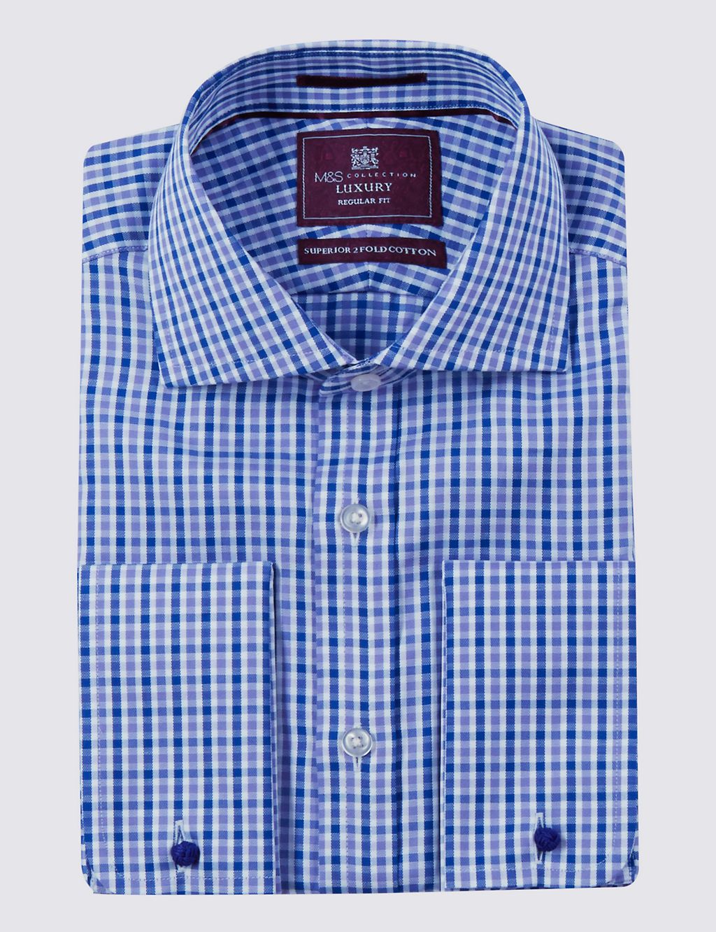 Pure Cotton Checked Shirt 1 of 4
