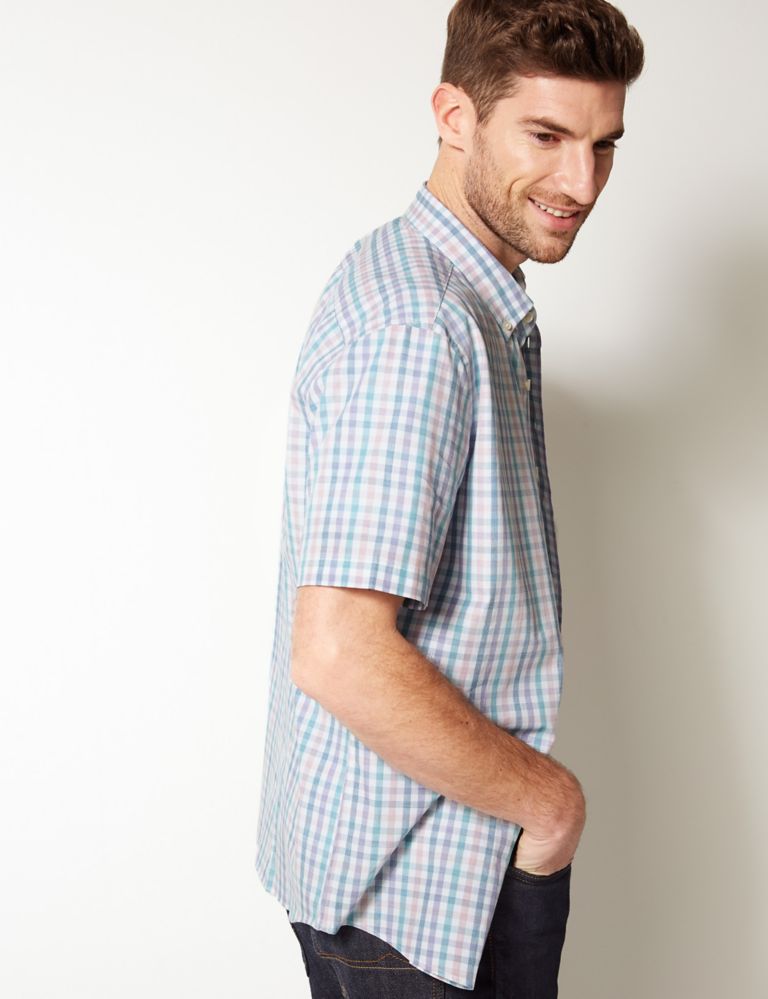 Pure Cotton Checked Shirt 4 of 4