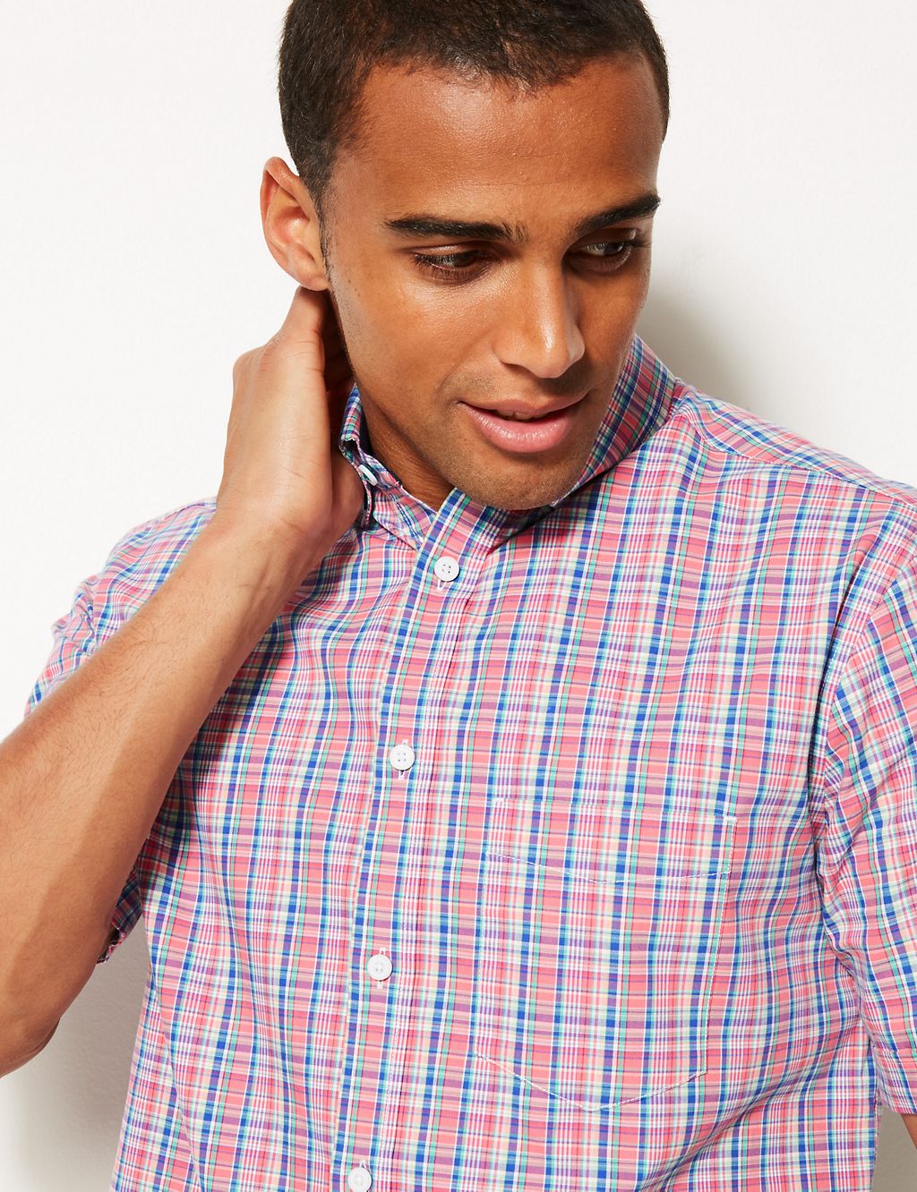Pure Cotton Checked Shirt 3 of 6