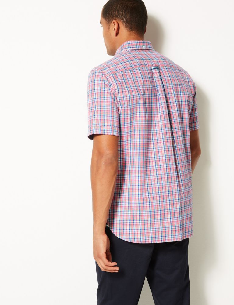 Pure Cotton Checked Shirt 4 of 6