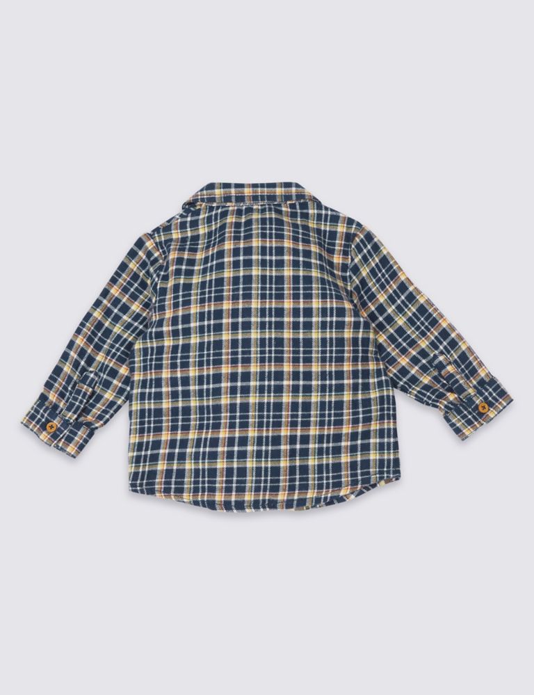 Pure Cotton Checked Shirt 2 of 5