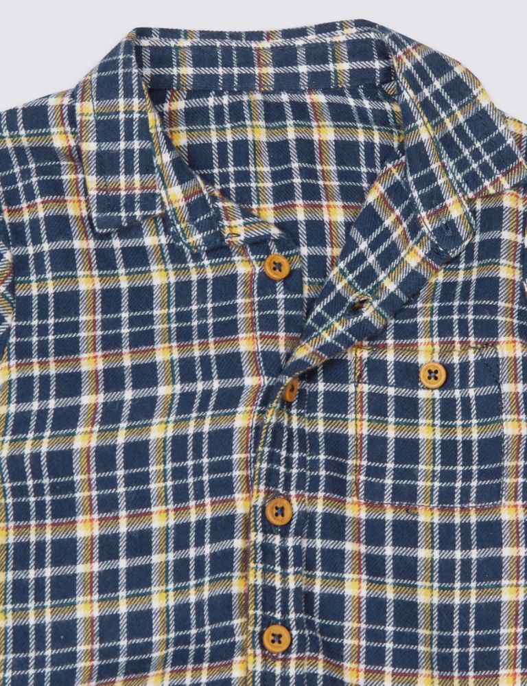 Pure Cotton Checked Shirt 3 of 5