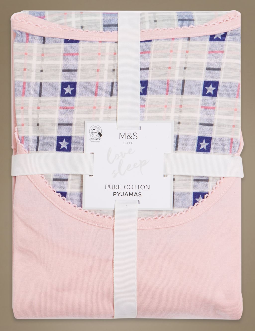 Pure Cotton Checked Short Sleeve Pyjama Set 7 of 7
