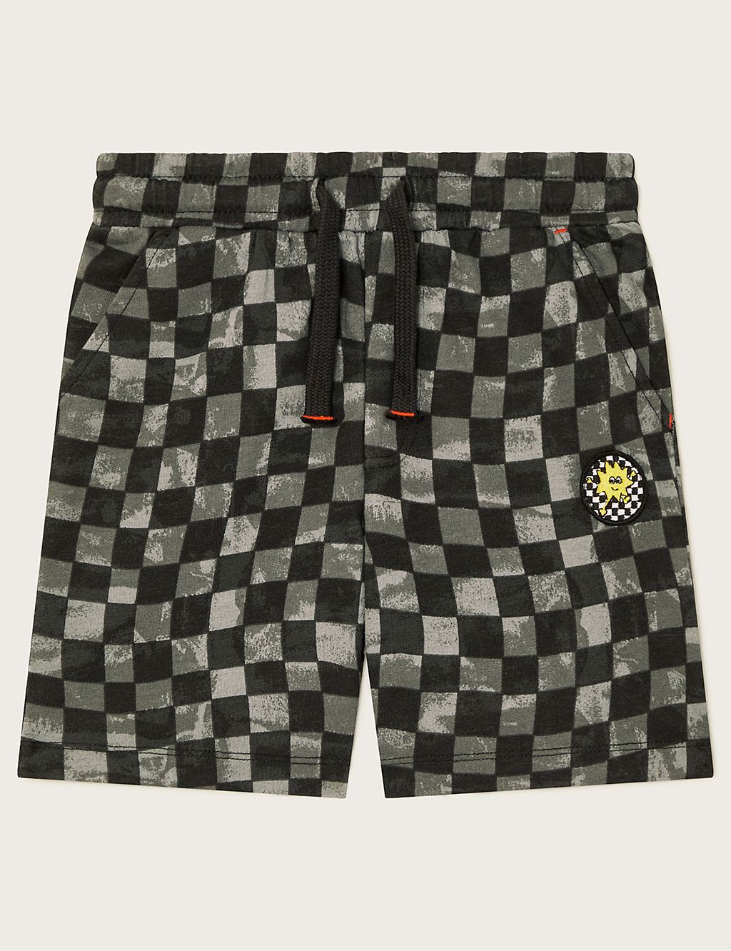 Pure Cotton Checked Shorts (3-13 Yrs) 3 of 3
