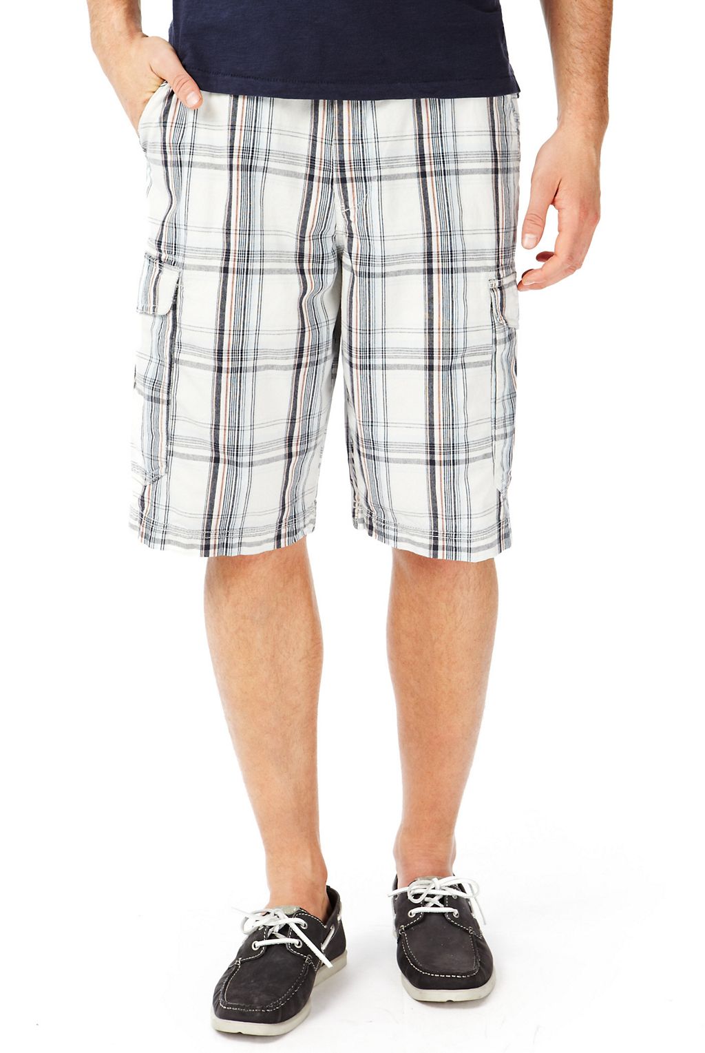 Pure Cotton Checked Shorts 1 of 1