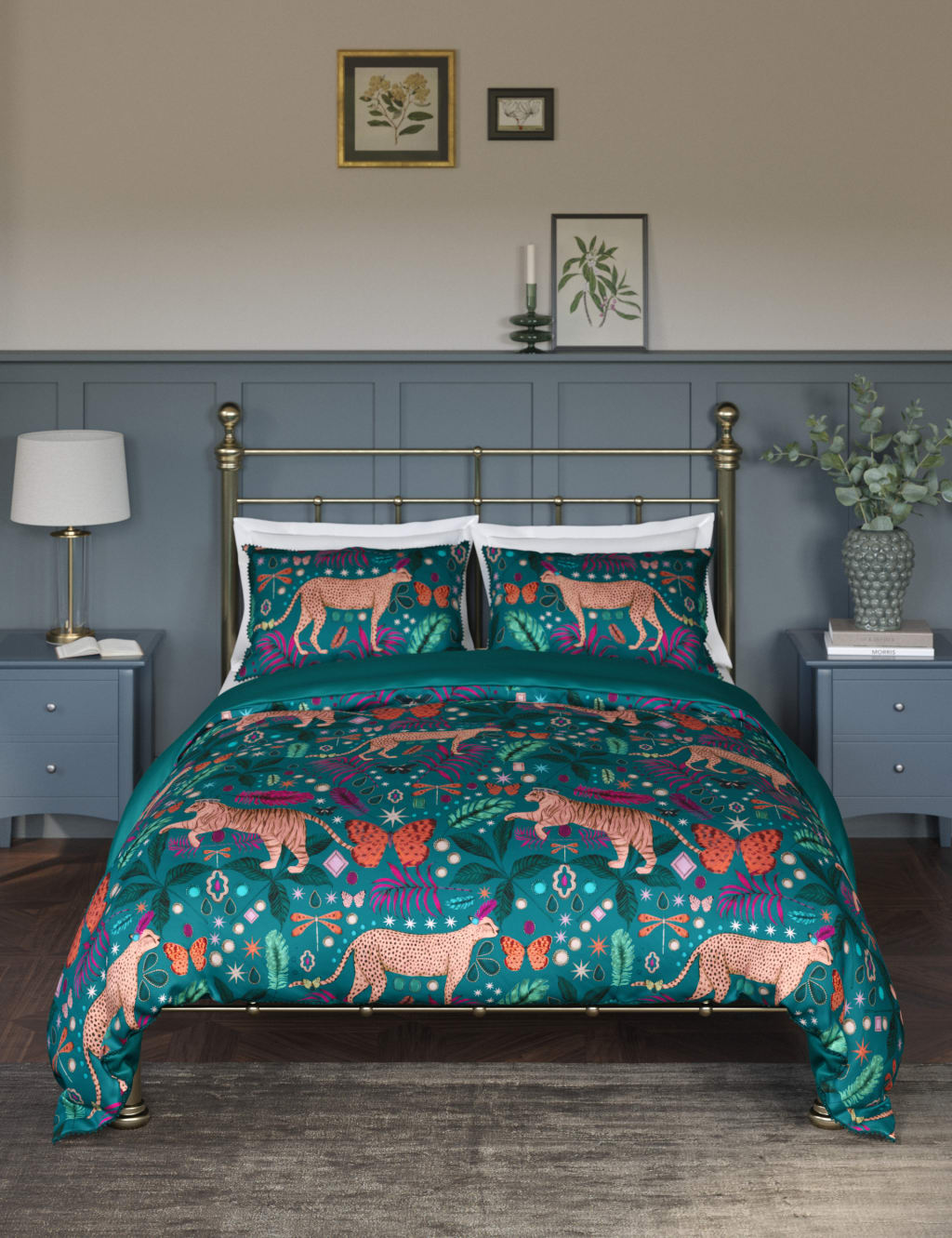 Cheetah sheets queen sale