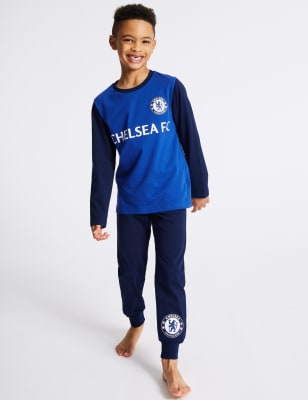 Pure Cotton Chelsea FC Pyjamas 3 16 Years M S