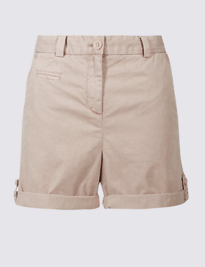 Pure Cotton Chino Boy Shorts Image 2 of 5