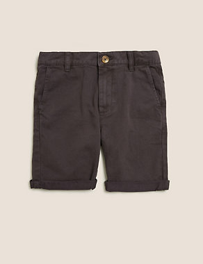 Pure Cotton Chino Shorts (6-16 Yrs) Image 2 of 5