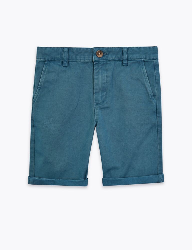 Pure Cotton Chino Shorts (6-16 Yrs) 2 of 5